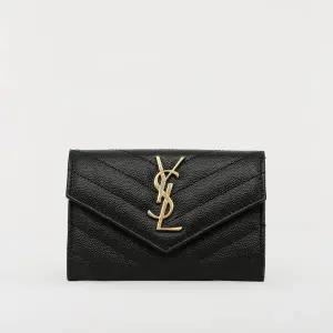 생로랑 26SS 모노그램 마틀라쎄 엔벨롭 여성 카드지갑 414404 BOW01 1000