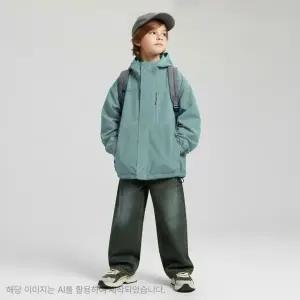 [롯데백화점]인디고뱅크키즈 오버핏 후드 점퍼 IKJA25W02