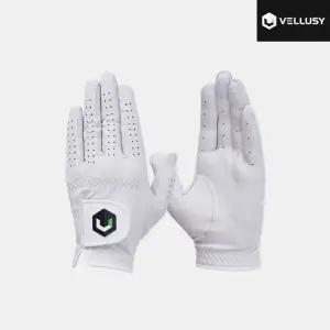 2023 벨루시 파워그립 클래식 남성(POWER GRIP CLASSIC) 양피 골프장갑[화이트][남