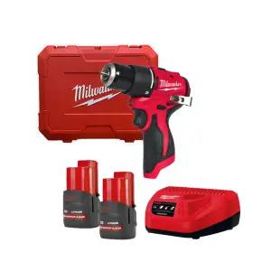 밀워키 M12 BLPDRC-252C 해머드릴 드라이버 2.5A 2개세트