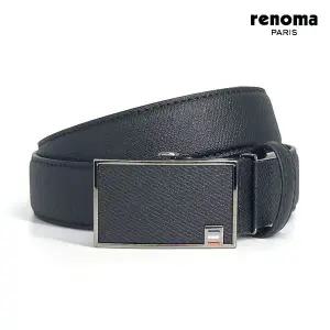 [레노마]포인트 엣지 자동벨트 BLACK_RQSBE0003BK