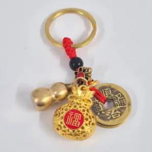 키링 열쇠고리 키홀더 가방 자동차 재물 복주머니