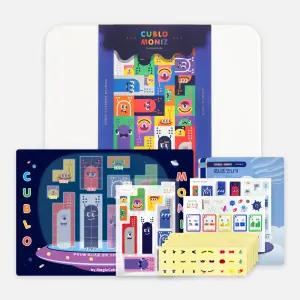 매직큐브 큐블로 모니즈 자석 블럭 블록 유아 수학 교구 장난감 놀이