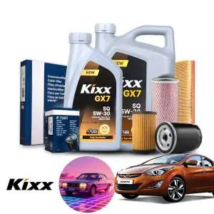 아반떼MD(10~15) 1.6 가솔린 킥스 2026 5w30 합성엔진오일 필터세트 오일교환 패키지