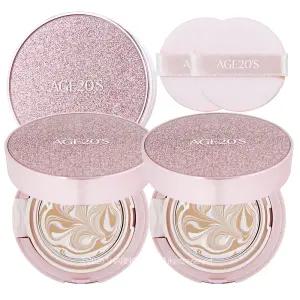 AGE20S 에이지투웨니스 에센스 팩트 더 블루밍 21호 미니 7g x2개