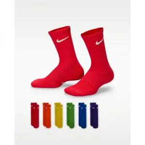 나이키 에브리데이 키즈 쿠션 크루 삭스6켤레 - 멀티컬러 SX6910-903