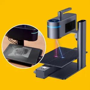 레이저패커4 듀얼 레이저 각인기 마킹기 나무 금속 유리 세라믹