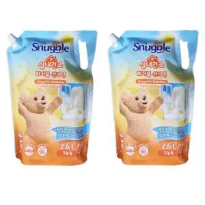 스너글 고농축 섬유유연제 실내건조 허거블 선샤인 리필 2.6L X2개