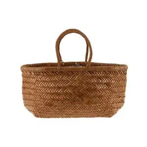 [공식수입정품] 드래곤디퓨전 8811 TAN BLACK EDGE 뱀부 트리플 점프 스몰 토트백