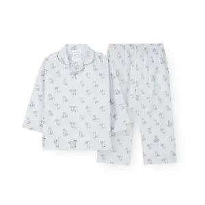 [오르시떼](신세계 사우스시티)아동 H106 잉글리시쉽독 긴소매 파자마 세트