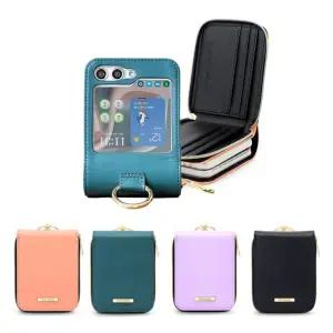 갤럭시 Z플립7 F766 루시엘 지갑 케이스 수납형 지퍼 다이어리