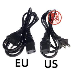 IEC320 C17 암 어댑터에 범용 2Prong 수 플러그 PS4 EU/US 표준 전원 공급 장치 케이블 AC 코드