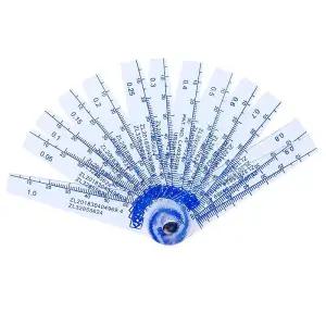 필러 게이지 0.02 두께 플라스틱 갭 0.05