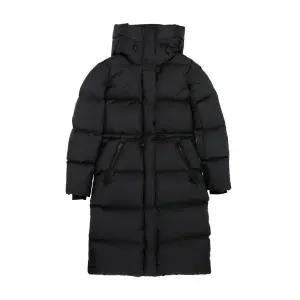 [맥케이지] 소프트워시 크링클 롱 여성 패딩 ISHANI SW BLACK 151111568