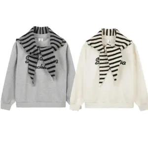 [행텐주니어][모다부평]행텐주니어 더블페이스 레이어드 숄 맨투맨/14560-131-210-07_BP