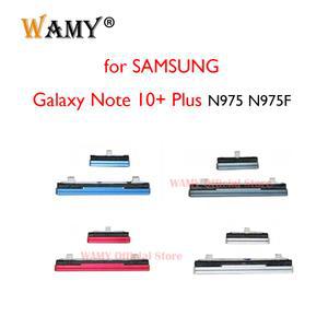 WAMY 사이드 단추 전원 켜기 끄기 볼륨 키 버튼 교체, 삼성 갤럭시 노트 10 플러스 N975 N975F 용, 신제품