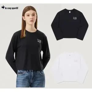 [르꼬끄](대전신세계)[60% OFF](QP122ORL11) 여성 베이직 세미크롭 긴팔티 / 대전신세계