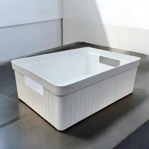 옳은유통 팬트리 바스켓 4호 /다용도 소품 수건 속옷 수납 정리함