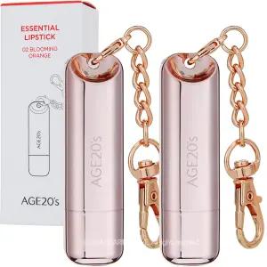 에이지투웨니스 에센셜 립스틱 02 블루밍 오렌지+키링 x2개