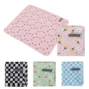 플라워 감성 피크닉 매트(소) 1P/매트/쿠션/등산/스포츠/야외/돗자리/평탄화/매트리스/캠핑/부직포/텐트/두