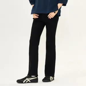 여성 블랙 히든밴딩 부츠컷 데님 팬츠 EEZG2351B03YS