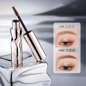 Czel 눈썹 염색제 연한 색상 황금 갈색 자연스러운 입체감