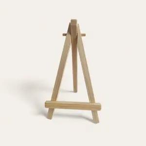 나무 미니이젤 액자받침대 탁상용 소품거치대 8X15cm/사진액자/그림/받침대/인테리어/엽서/명함꽂이/휴대용