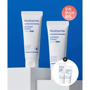 REAL BARRIER 조슈아 PICK/진짜장벽회복크림 익스트림 크림 65ml 오리지널 tube X 2개+ 증정 세라마이드 클