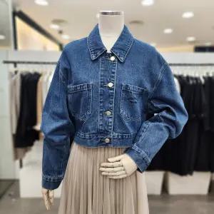 [JJ지고트]패치 포켓 데님 크롭 재킷 GN9P0JK94DG