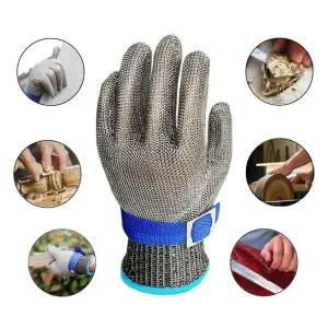 쇠그물 절단방지 손베임방지 철장갑 M