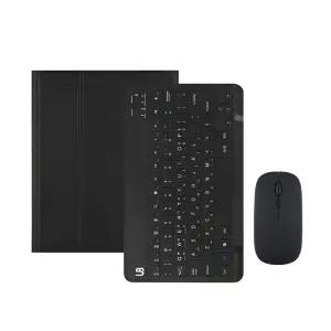 갤럭시탭A8 10.5 파스텔 키보드 케이스+키보드+충전 마우스