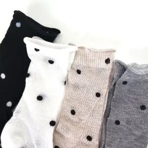 도트양말 땡땡이 여성 여름 메쉬 스타킹 얇은삭스 도트양말 땡땡이양말