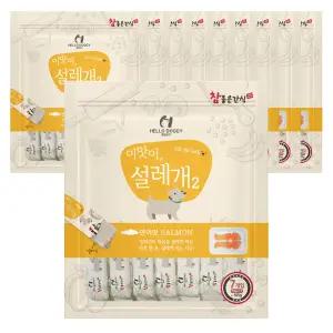 헬로도기 참좋은간식 설레개2 연어 105g 7p x 10개