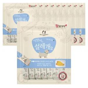 헬로도기 참좋은간식 설레개2 북어 105g 7p x 10개