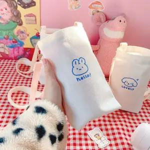 텀블러 가방 동물 캐릭터 물병 파우치 에코 가방 어린이 물통파우치 어린이집