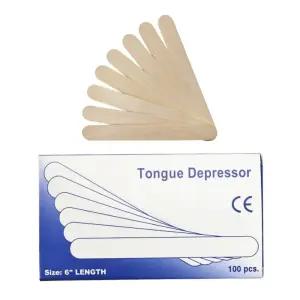 왁싱 나무 스파츌라 100개 대형 브라질리언 MRB14223700 마롱방