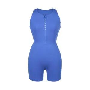 [롯데백화점]레노마 여성 백트임 포인트 지퍼 3부 반신 수영복 LF2F052-BU