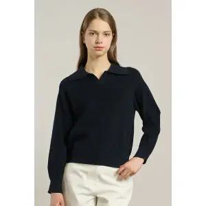 [BCBG][올앤선드리] 오픈넥 니트 A6S1K471_DG