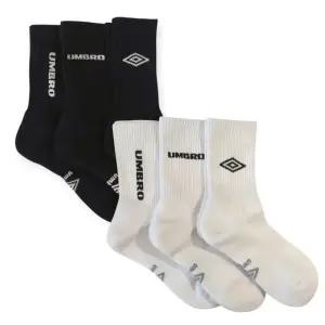 [엄브로] 2026 UR123CSC10/변형로고 쿠셔닝 크루 3PACK/BLK0(블랙),WHT0(화이트)