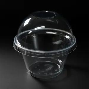 아이스컵 PET 투명 92파이 190ml (7온스) + 무타공 돔리드 500개 세트