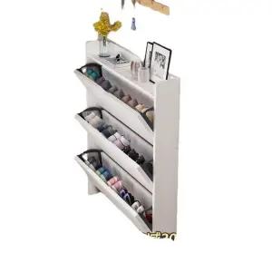 초슬림 신발장 신발정리 수납장 자취방 틈새 인테리어 좁은현관 폴딩 공간활용