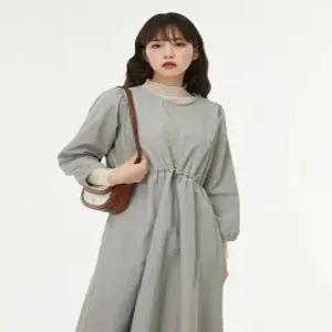 [LAP] 랩 나일론 스토퍼 롱 원피스 AQ1WOE40