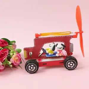 정인아트 조립식 미니어처 고무동력 지프자동차 (2개입) / 만들기 재료 / 부자재