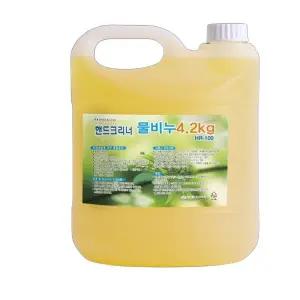 물비누 HR100 4.2kg 1박스 4개입핸드워시손세정제핸드클리너물비누리필리필용물비누화장실용