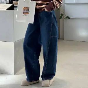 [메이블루]사이드라인 벌룬 데님