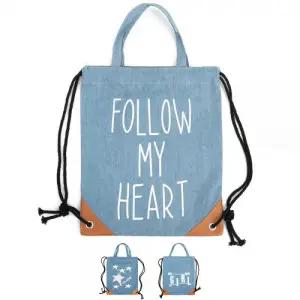 SH01 블루마운트 청 데님 에코백 2WAY 백팩 숄더백