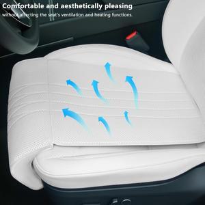 테슬라 호환 모델 호환 3 하 Y 주니퍼 용 차량 시트 다리 받침대 연장 패드 올 시즌 액세서리