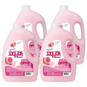 피죤 핑크로즈 2500ml 4개