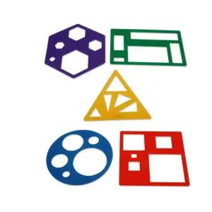 3세 소근육발달 기본도형 따라하기 모형자 놀이학습 모양인식 수학교구 문제해결능력 유치원교구 도형분류