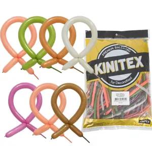 (색상혼합 100개입) 해피파티 요술풍선 레트로 풍선/요술/아트/막대/긴풍선/매직/길다란/놀이용/컬러/장식